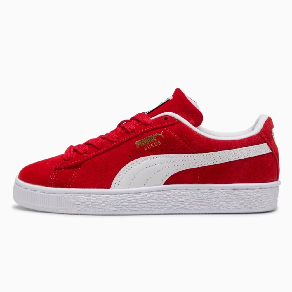 Puma Classic Red Sneakers with White Trim women sz 8.5